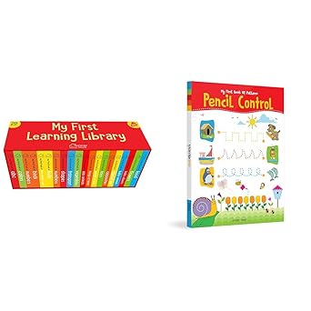 My First Complete Learning Library: Boxset of 20 Board Books Gift Set for Kids (Horizontal Design)