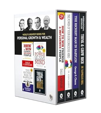 World’s Greatest Books For Personal Growth & Wealth (Set of 4 Books) : Perfect Motivational Gift Set