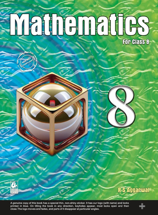 Mathematics For Class 8 - CBSE - R.S Aggarwal - Examination - 2025-26